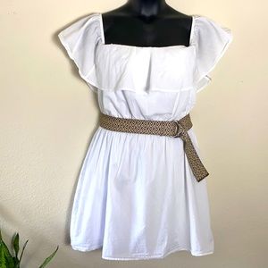 Off the Shoulder Peasant Dress